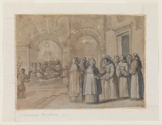 Begegnung der Heiligen Franziskus und Clara